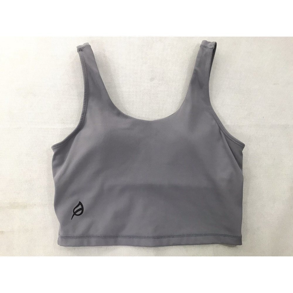 P’tula The Faith Crop Top Womens S Cloud Grey Read